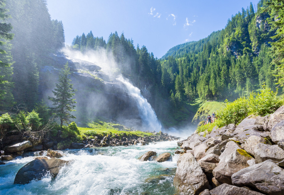 Krimml e le cascate più alte dell'Austria — Krimml