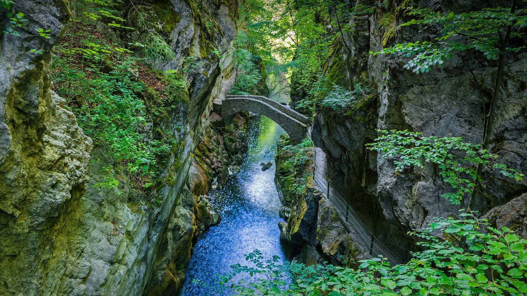 Le gole dell'Areuse, un luogo da favola — Brot-Dessous