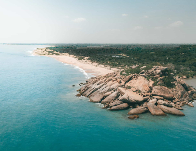 Stranden Elephant Rock — Kalkudah