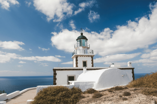 Akrotiri világítótorony: Szantorini peremén - 9954+4M | Secret World Trip Planner