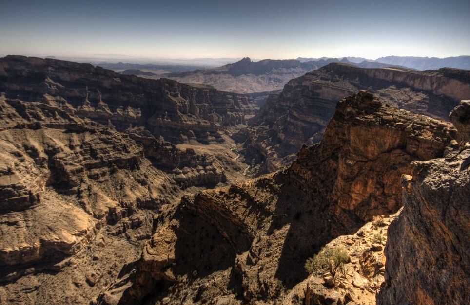 Wadi Nakher ,in the depth of Oman's deepest canyon — An Nakhur