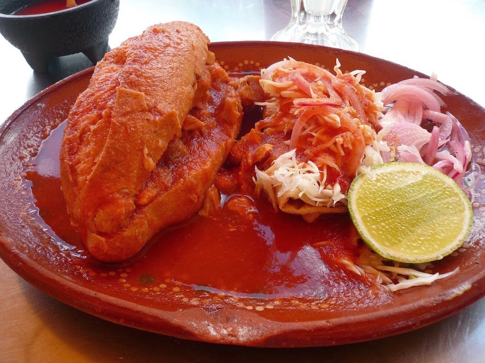 Jalisco: Tortas ahogadas, literally “drowned sandwiches” — Jalisco