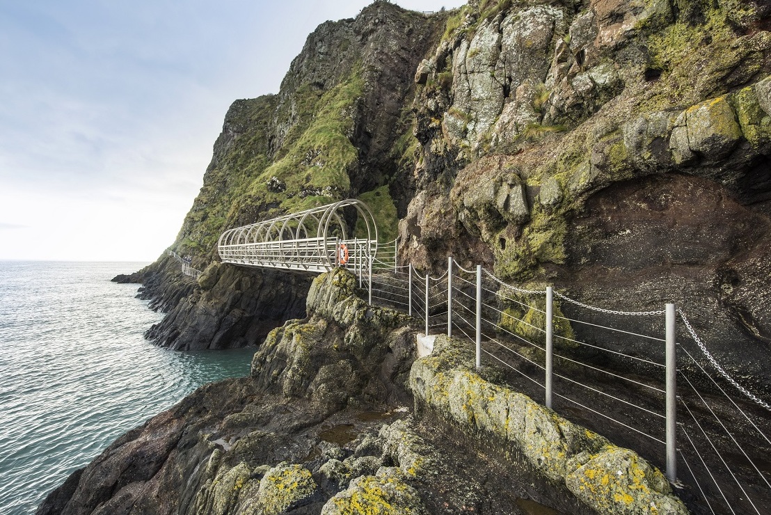 The Gobbins cliff path - Unnamed Road | Secret World Trip Planner