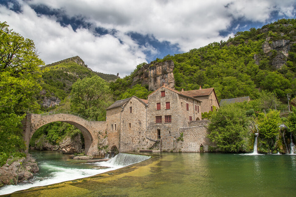 The Dourbie river gorges — La Roque-Sainte-Marguerite