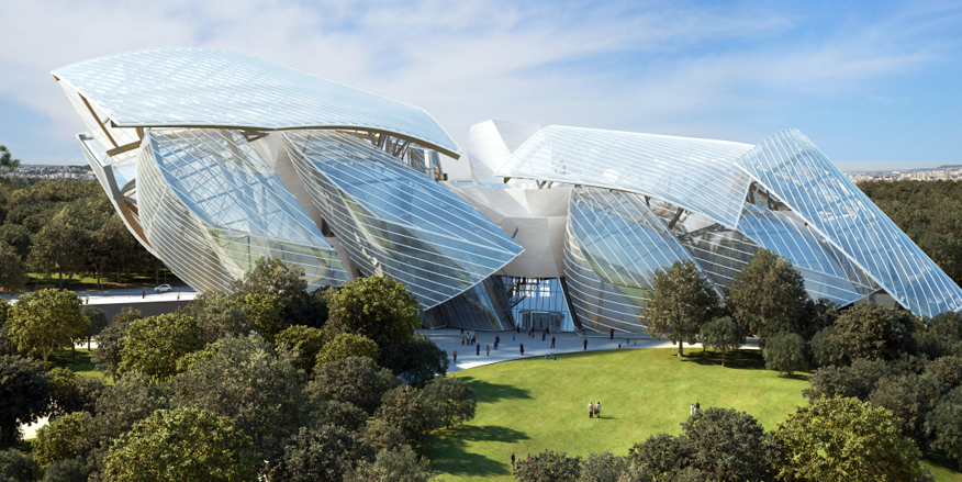 Frank Gehry:The Louis Vuitton Foundation and its Sails - Paris | Secret World Trip Planner