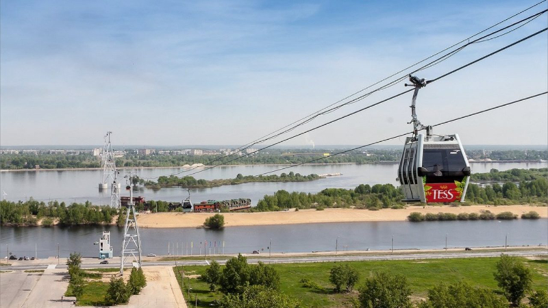 Kolej linowa Niżny Nowogród - Nizhnij Novgorod | Secret World Trip Planner
