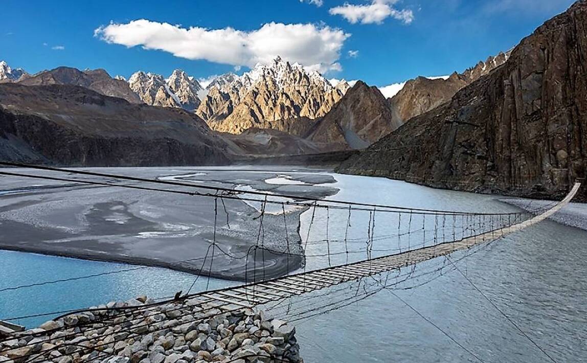 Hussaini pont penjant:Món més perillós pont - Hunza Nagar | Secret World Trip Planner