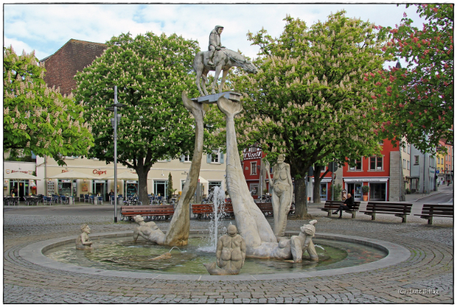 Фонтани Der Bodenseereiter - Überlingen | Secret World Trip Planner