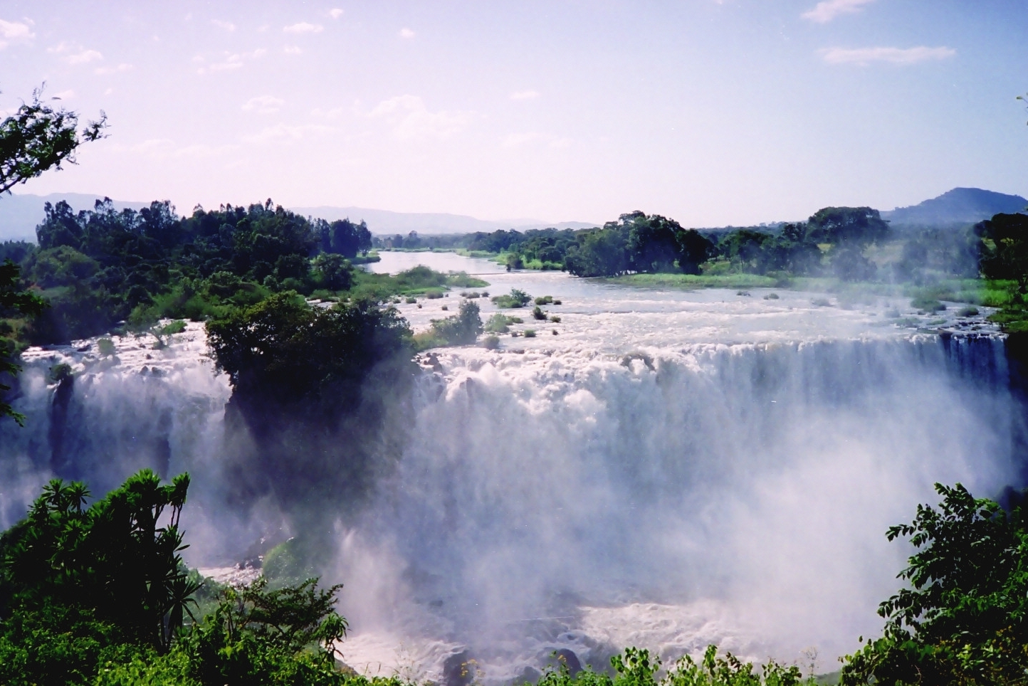 Cascate del Nilo Blu: una cascata sul fiume Nilo Blu — Cascate del Nilo Azzurro