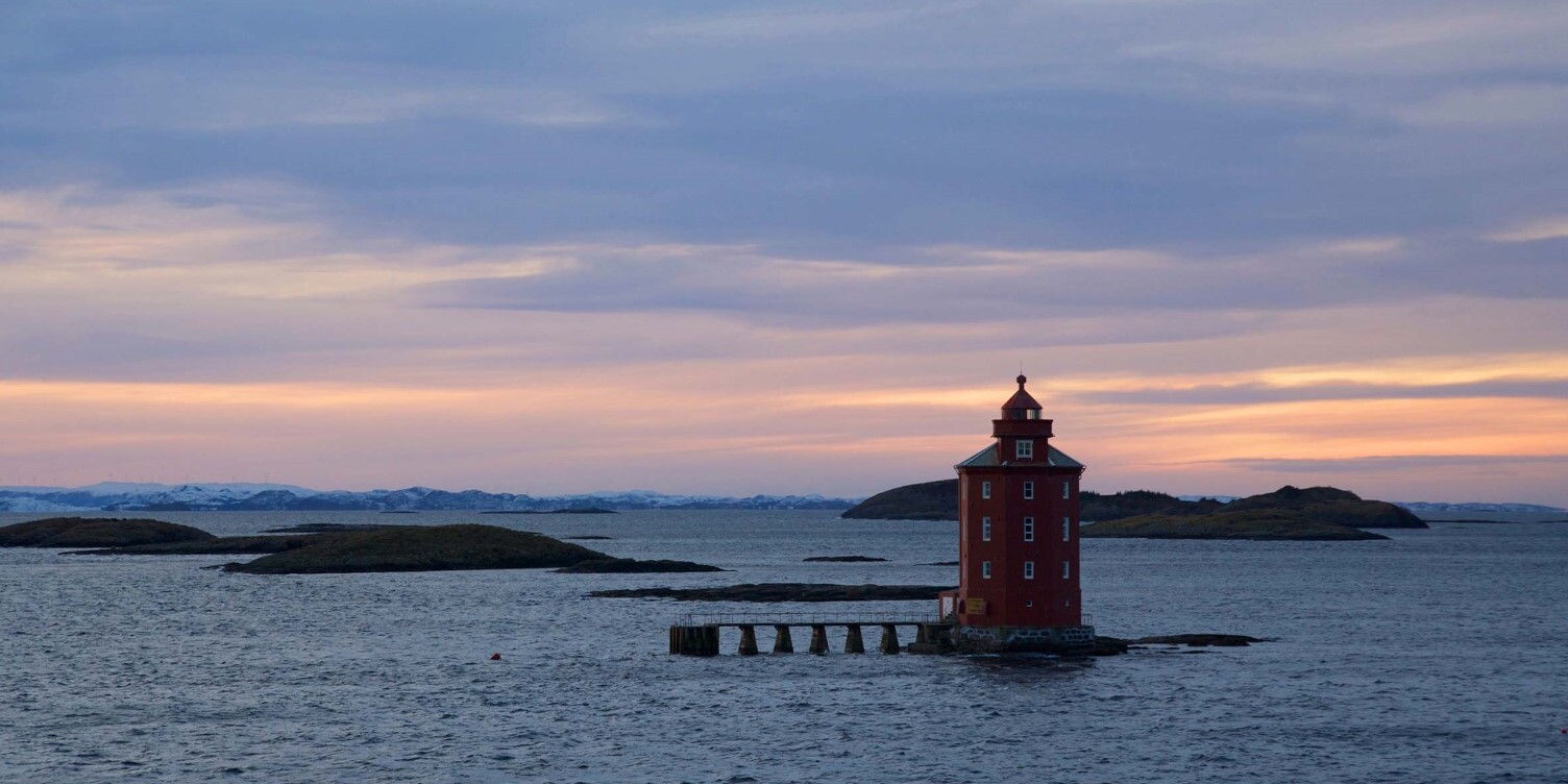 Faro di Kjeungskjær in Norvegia — 7142 Uthaug