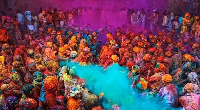 The Holi celebrations in Mathura and Vrindavan — Mathura
