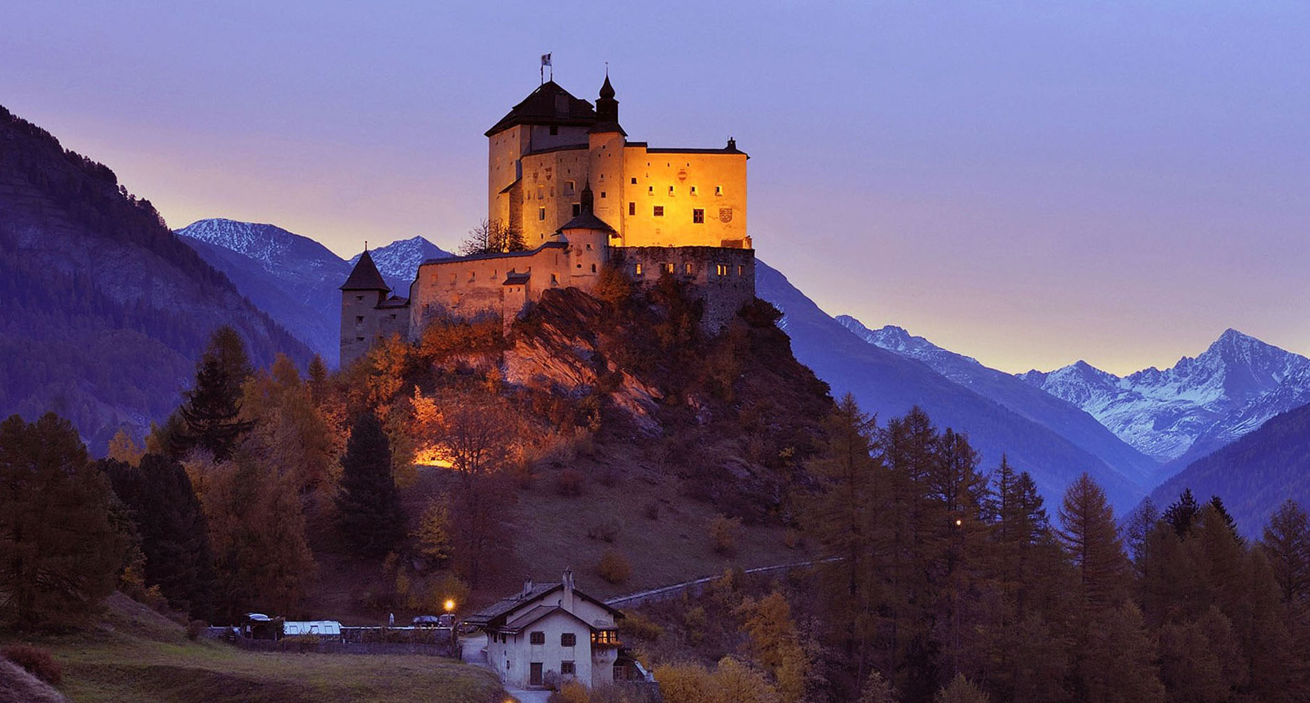 Tarasp Castle is a striking landmark in the Engadine - Scuol | Secret World Trip Planner