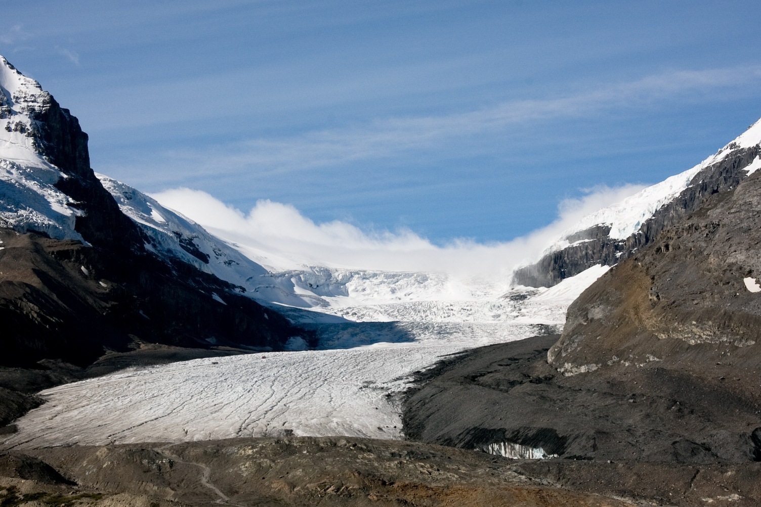 Athabasca Glacier| a glacier in North America - Improvement District No. 12 | Secret World Trip Planner