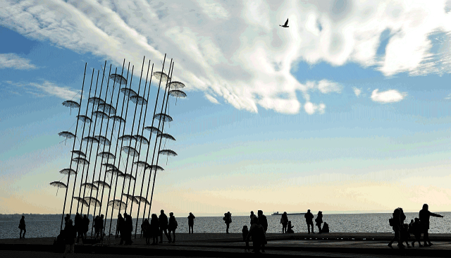 Paraplyerna: En ledstjärna för konst och inspiration i Thessaloniki — Thessaloniki