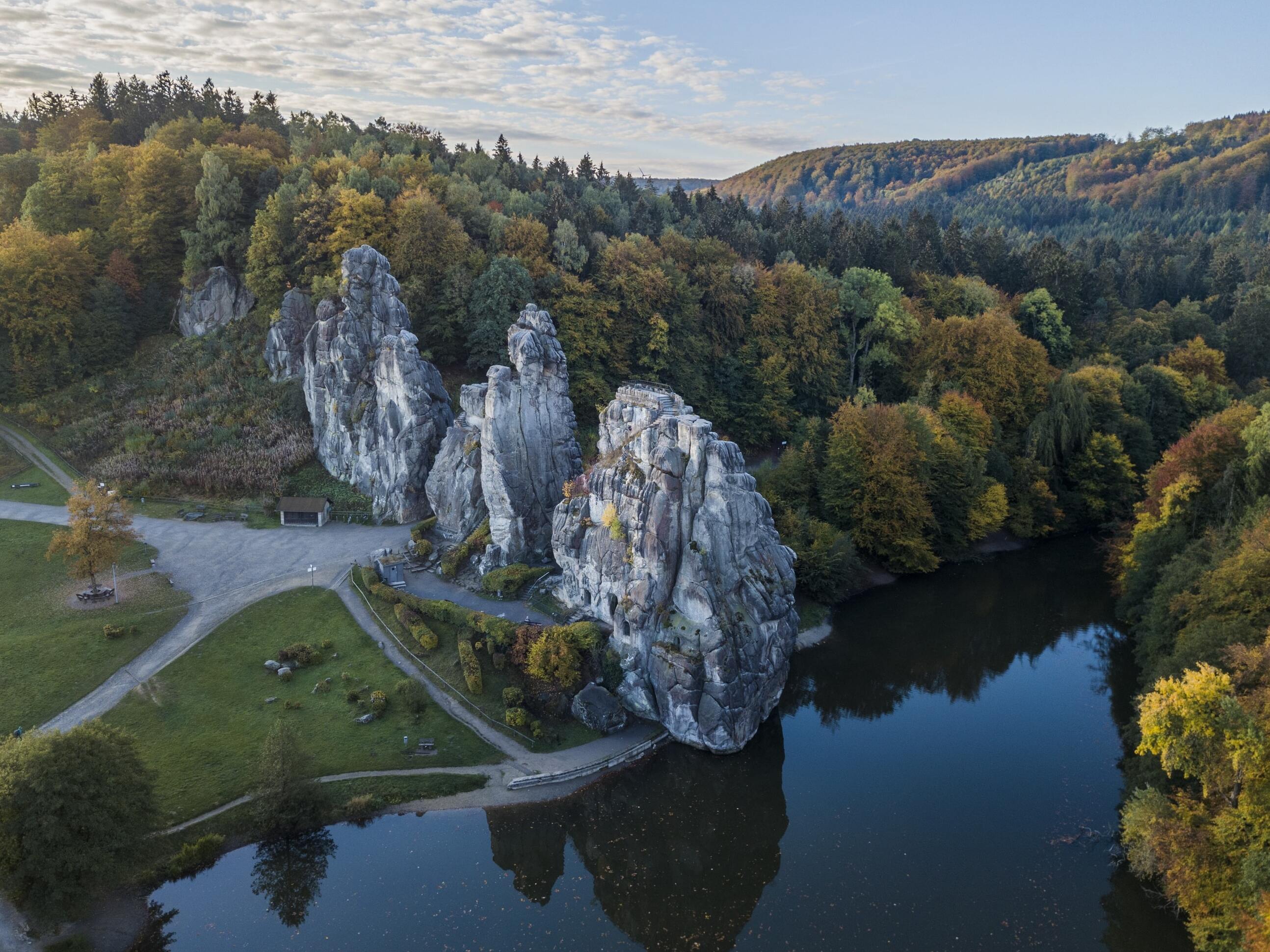 Externsteine:The Star Stones of Lippe - Horn-Bad Meinberg | Secret World Trip Planner
