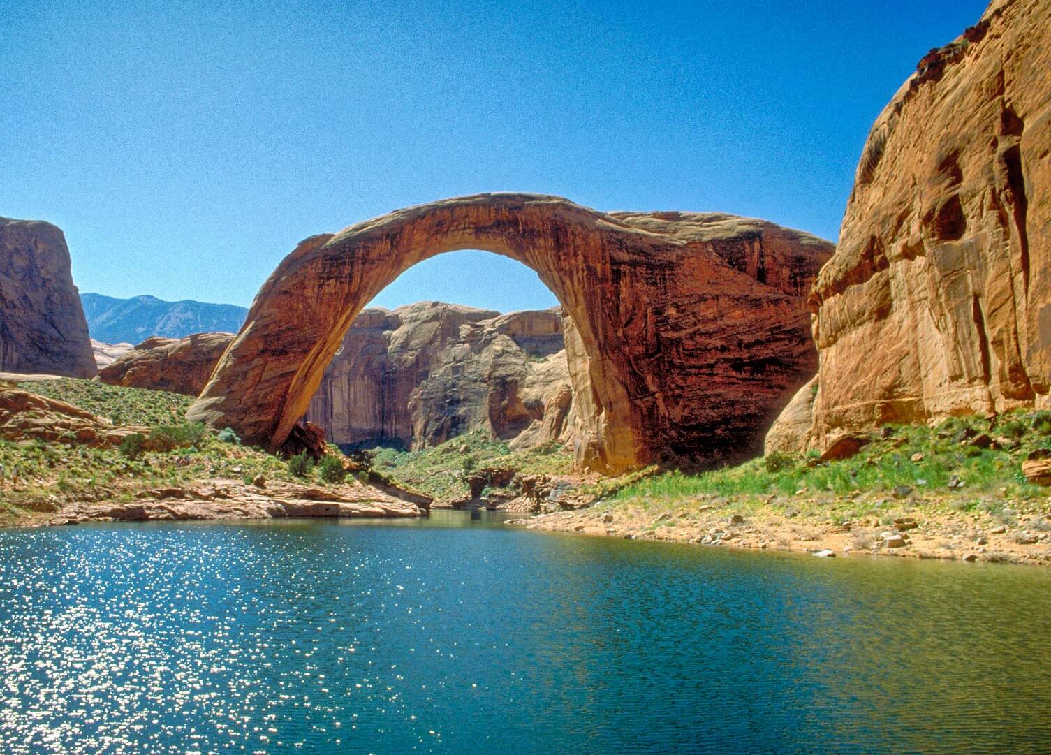 Utah | sange Pelangi Bridge Monumen Nasional - Lake Powell | Secret World Trip Planner