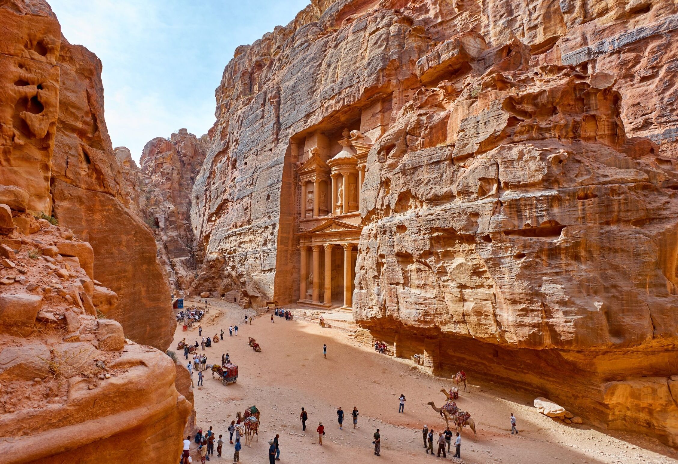 Petra, una delle nuove sette meraviglie del mondo — Wadi Musa