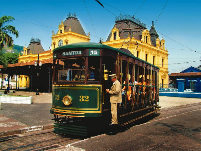 Il tram turistico - Santos - SP | Secret World Trip Planner