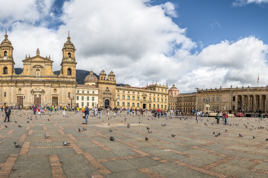 Bogotà et la magnifique Plaza de Bolivar — Bogotá
