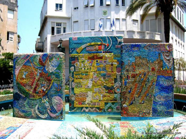 น้ำพุโมเสคของ Nahum Gutman - Tel Aviv-Yafo | Secret World Trip Planner