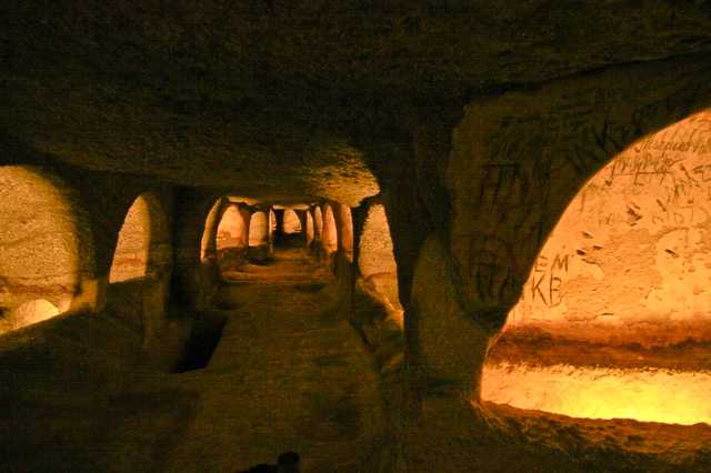 Catacombs of Milos An intricate network of underground tombs carve - Milos 848 00 | Secret World Trip Planner