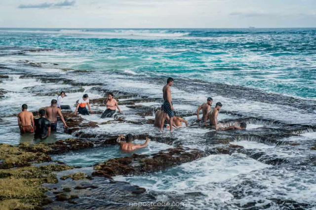 La spiaggia Thalpe Rock Pool a Galle - Talpe | Secret World Trip Planner