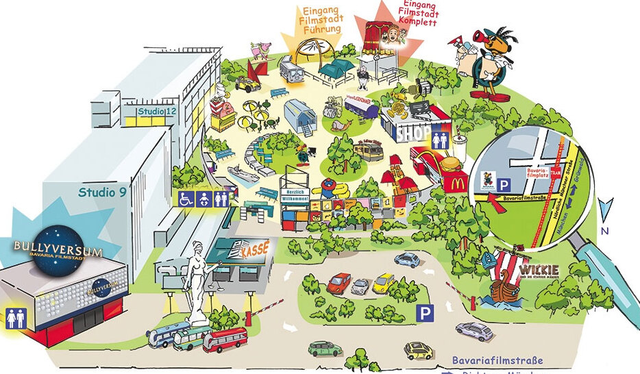 Bavaria Film Studios - Grunwald - Grünwald | Secret World Trip Planner
