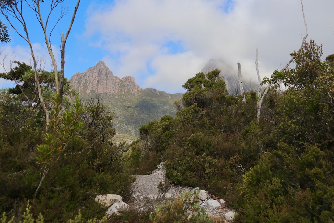 Cradle Mountain the door for the Overland Track - Cradle Mountain | Secret World Trip Planner