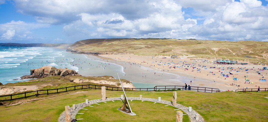 Perranporth in Cornwall and one of most beautiful beaches - Perranporth | Secret World Trip Planner