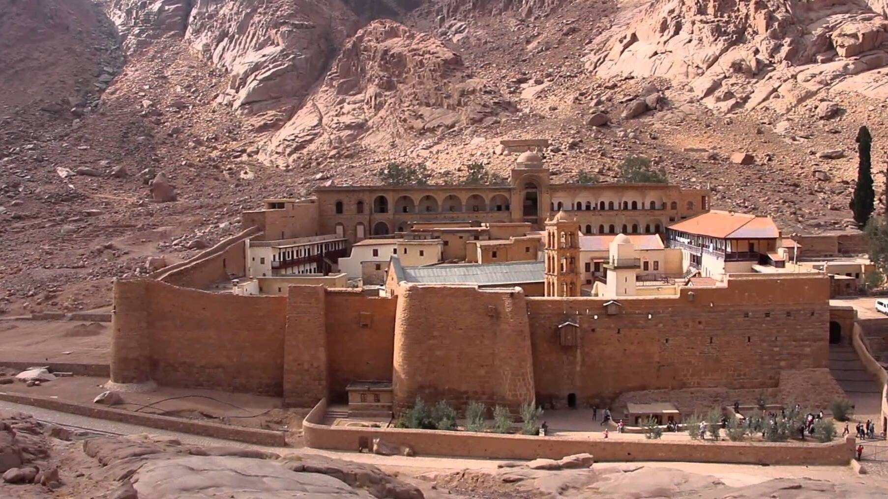 The library at Saint Catherine’s Monastery — Qesm Sharm Ash Sheikh