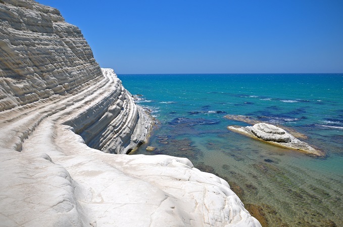 စစ္စလီ- Scala dei Turchi - Punta Grande | Secret World Trip Planner