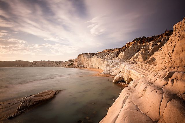 စစ္စလီ- Scala dei Turchi - Punta Grande | Secret World Trip Planner