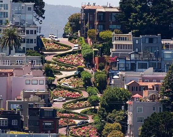 Lombard Street - la Strada più storta al mondo ( San Francisco ) - San Francisco | Secret World Trip Planner