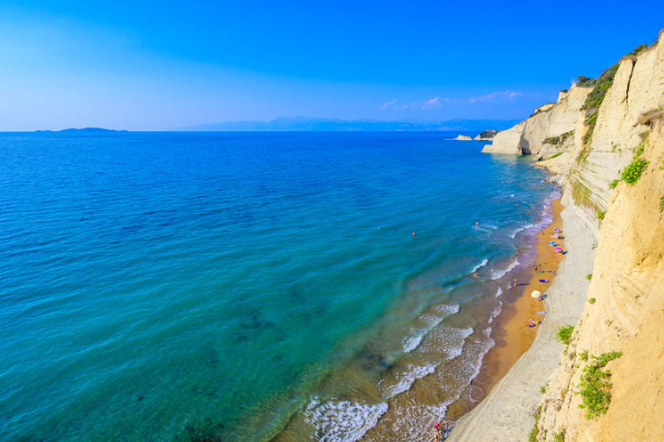 Loggas Beach and a breathtaking view - Corfu | Secret World Trip Planner