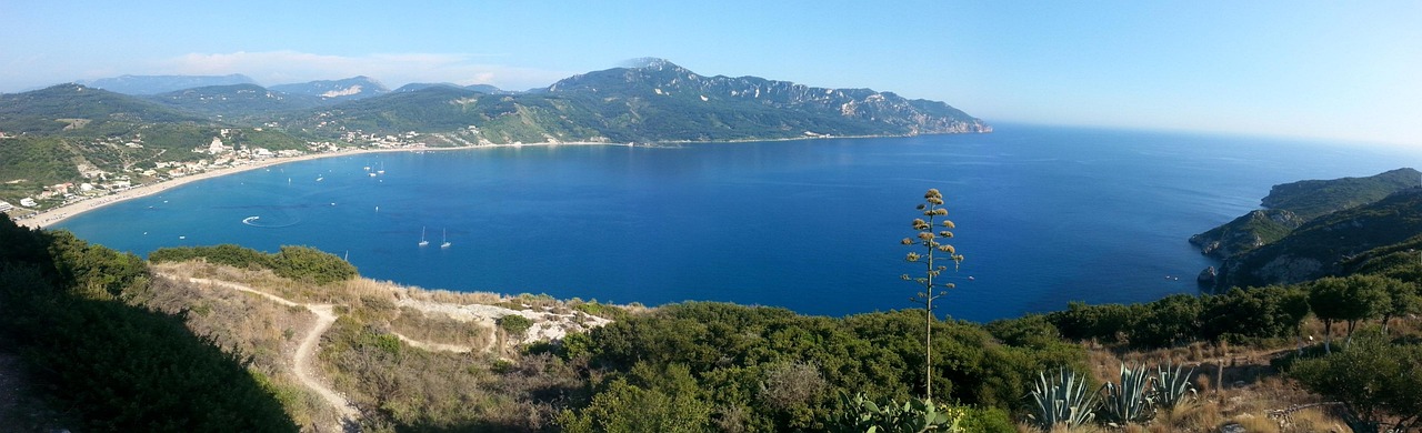 Loggas Beach and a breathtaking view - Corfu | Secret World Trip Planner