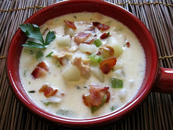 Zuppa di vongole del New England — Massachusetts