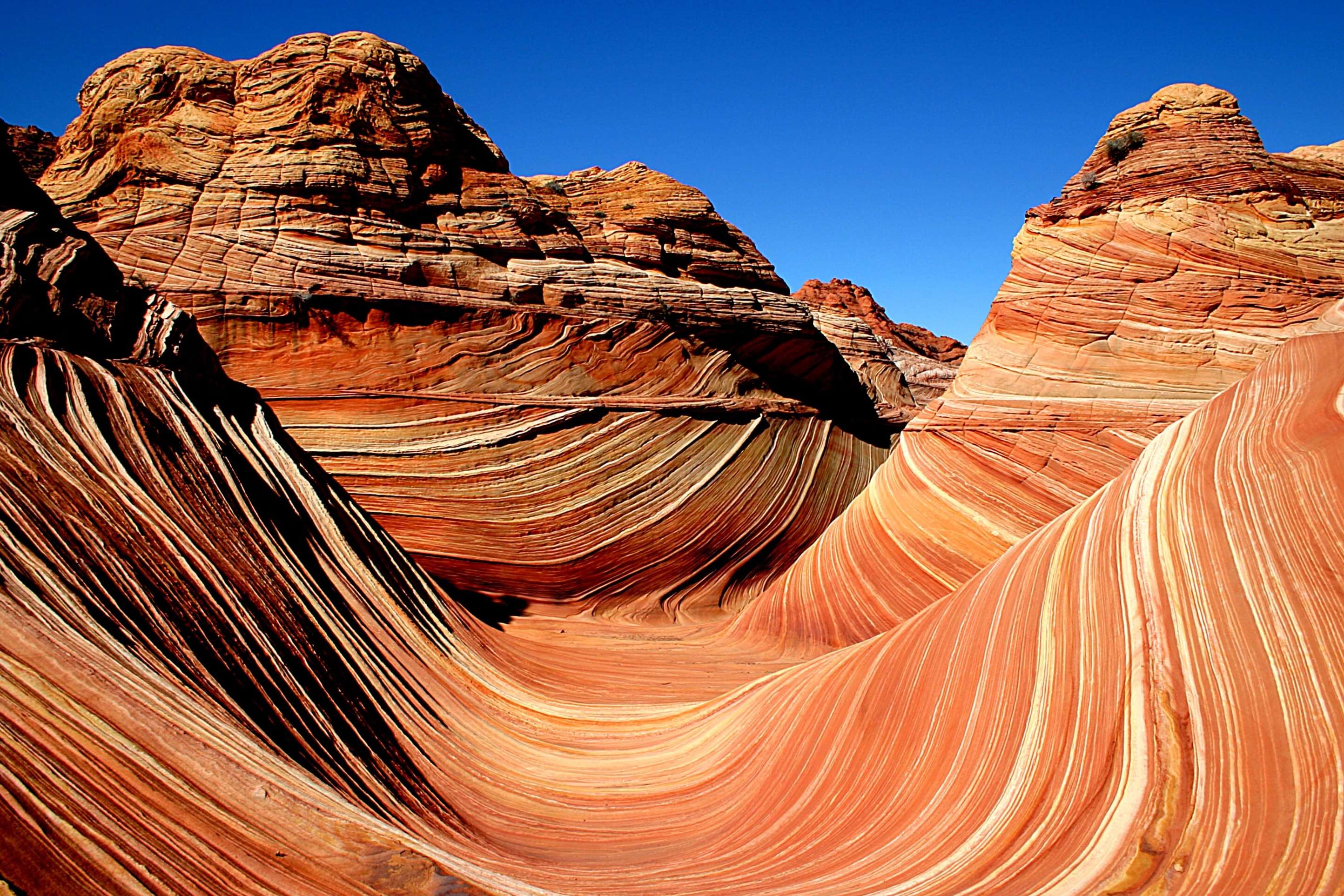 "The Wave" - Coyote Buttes North area of the Arizona Strip. — Marble Canyon