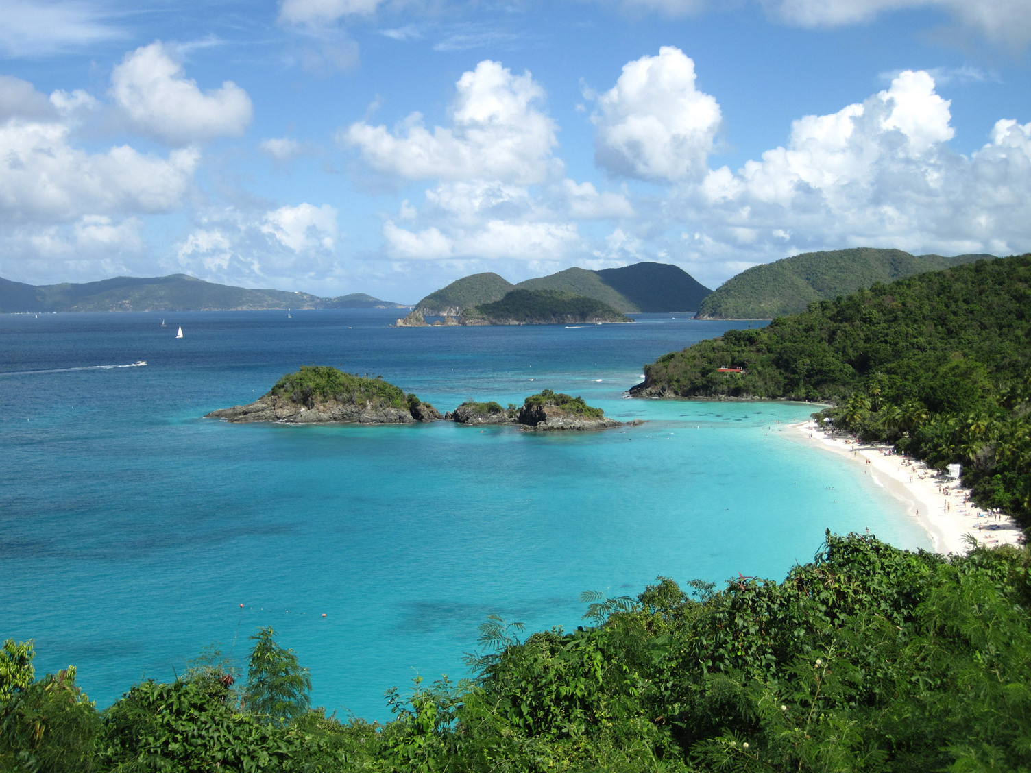 Baia del tronco - Acque bellissime e splendida sabbia bianca - St John 00830 | Secret World Trip Planner
