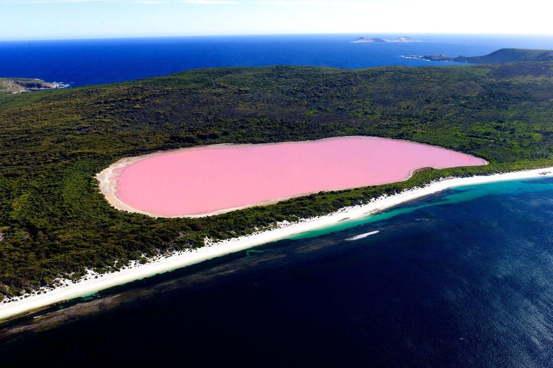 Il lago Hillier e il mistero rosa - Australia — Lake Hillier