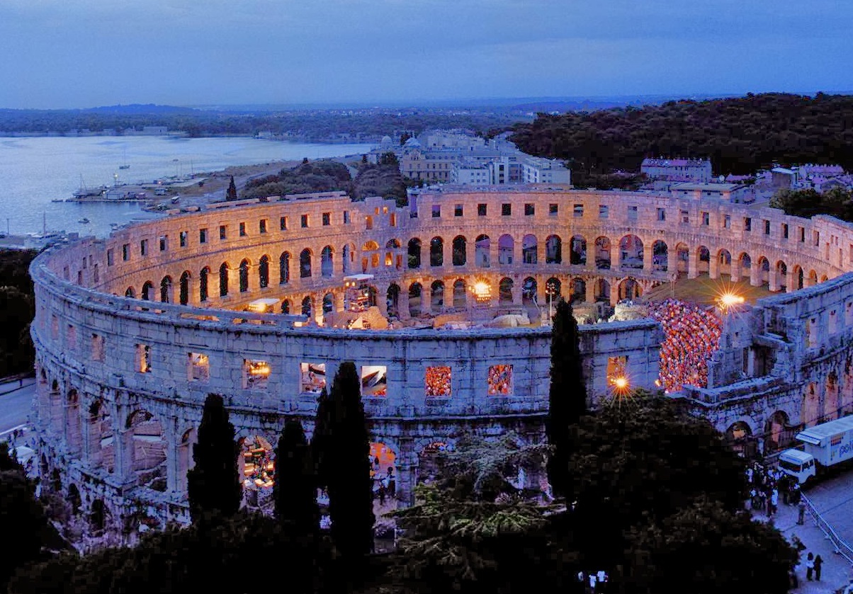 The Pula Arena is the sixth largest surviving Roman arena  - Pula | Secret World Trip Planner