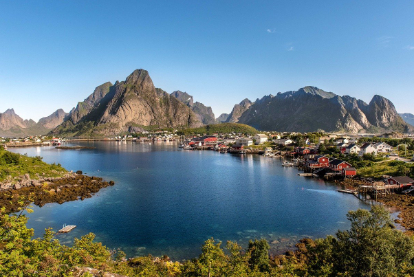 Reine is a fishing village in Norway — Reine