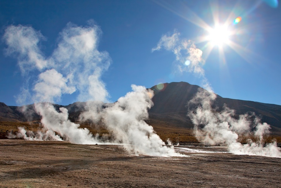 El Tatio è un geyser sulla Cordigliera delle Ande — San Pedro de Atacama