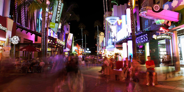 Passeggiata nella città universale - Universal City | Secret World Trip Planner