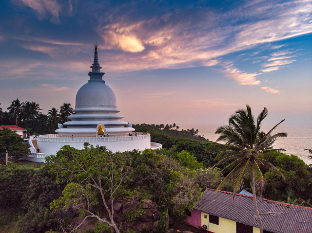Unawatuna Peace Pagoda - Unawatuna | Secret World Trip Planner