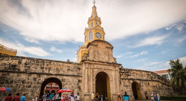 Cartagena | Cancello della torre dell'orologio — Cartagena