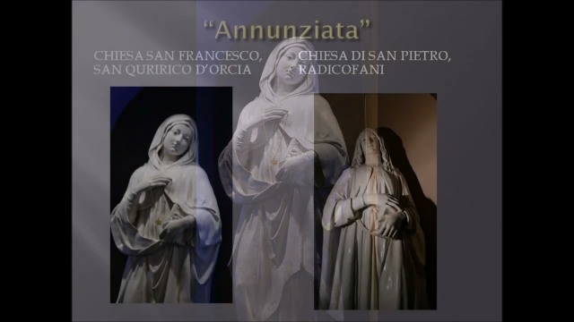 Madonna Annunciata eftir della Robbia - San Quirico d'Orcia | Secret World Trip Planner