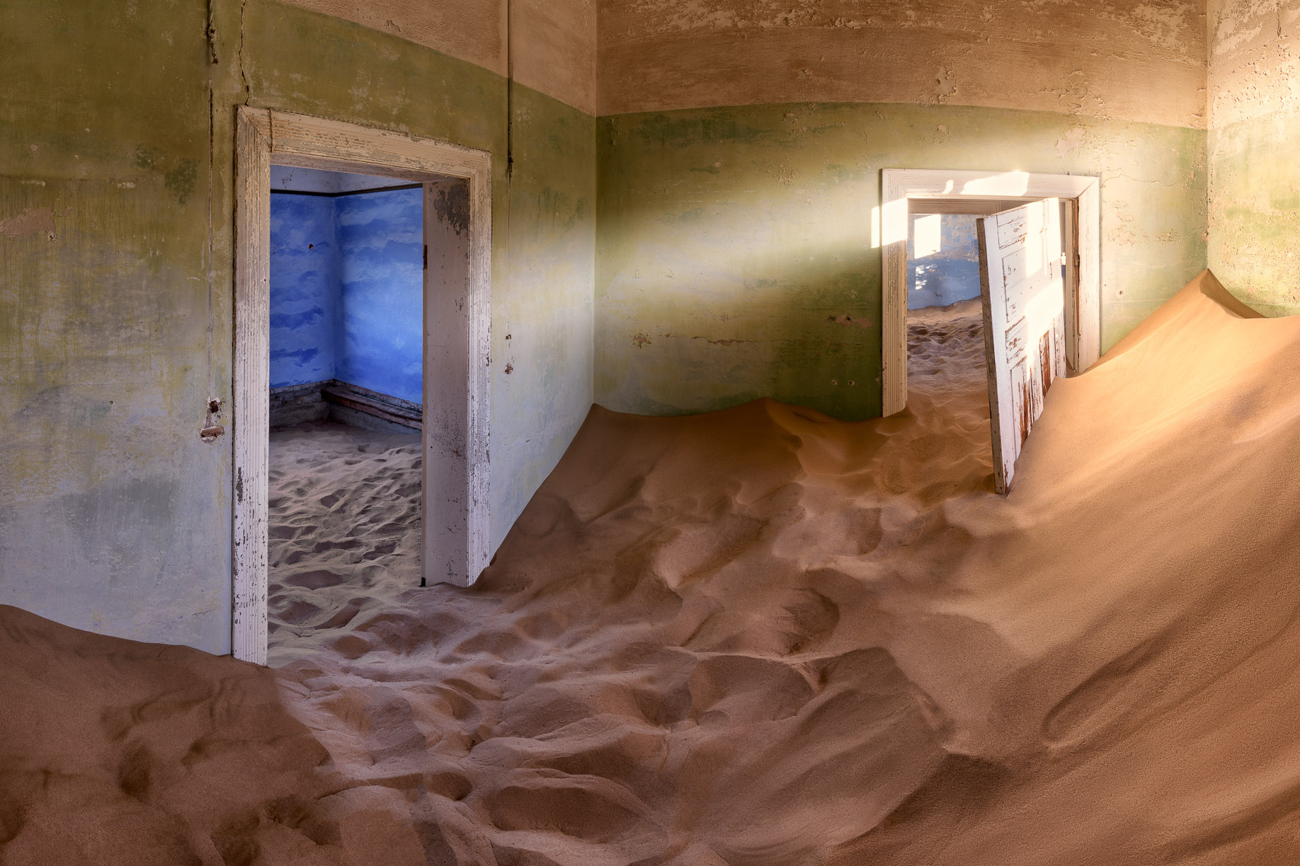 The old Ghost town in the Namibia Desert: Kolmanskop - Kolmanskop | Secret World Trip Planner