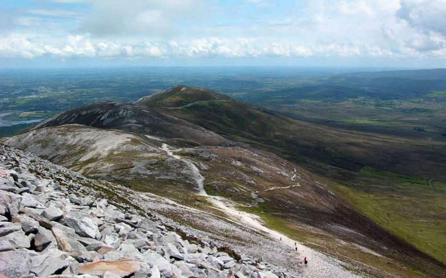 The quartzite peak of Croach Patrick  - Teevenacroaghy | Secret World Trip Planner