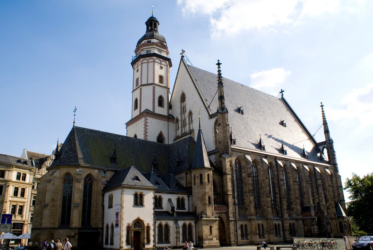 Lipsia: la chiesa di San Tommaso e Johann Sebastian Bach — Leipzig