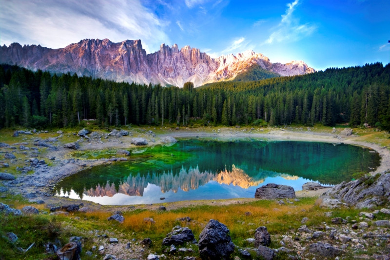 কেরেজা হ্রদ - Lago di Carezza | Secret World Trip Planner
